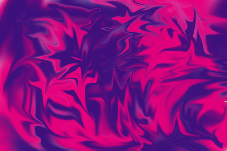 大理石粉红色和紫色抽象背景。液体大理石图案