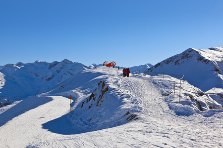 高山滑雪度假村加施奥地利