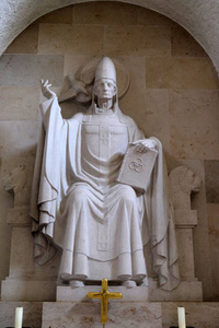 教皇圣格雷戈里 I, 在 Munsterschwarzach 修道院的祭坛, 本笃会修道院, 德国