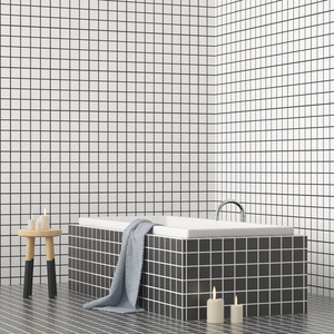 用现代风格模拟浴室3d