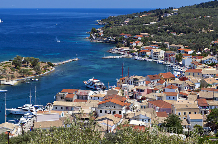 在爱奥尼亚海,希腊 paxos 岛