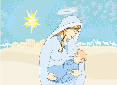  圣母与圣婴耶稣