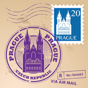 布拉格，捷克共和国邮票