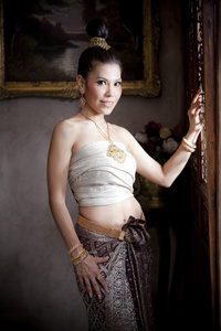 美丽的泰国女人肖像