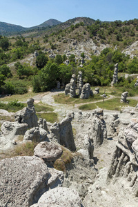 马其顿共和国克拉托沃镇附近 Kuklica 石娃娃的形成