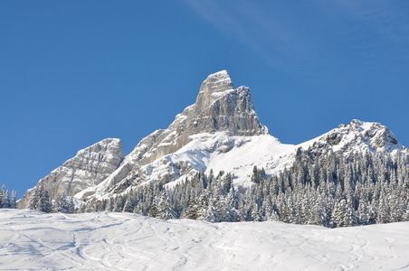 braunwald，著名的瑞士滑雪度假村