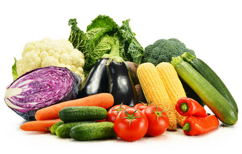 作文与各种新鲜原料有机蔬菜