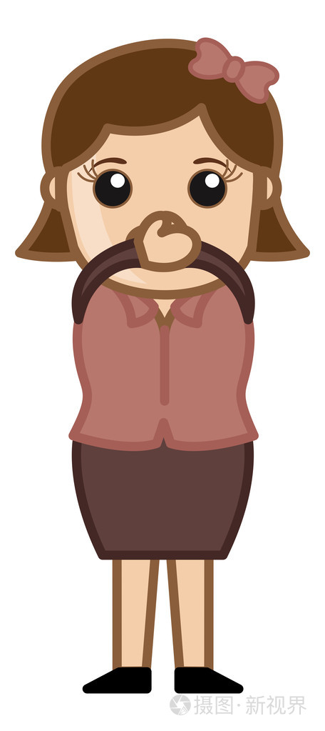 业务不说话-卡通字符向量