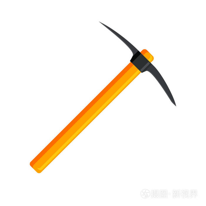 铁尖木镐插画-正版商用图片06d1fn-摄图新视界