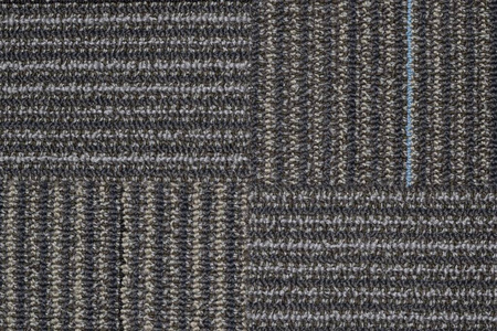 线图案地毯的剖面显示四个季度以顺时针方向的模式去