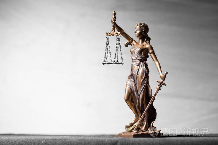 themis 雕像, 法律和正义的象征
