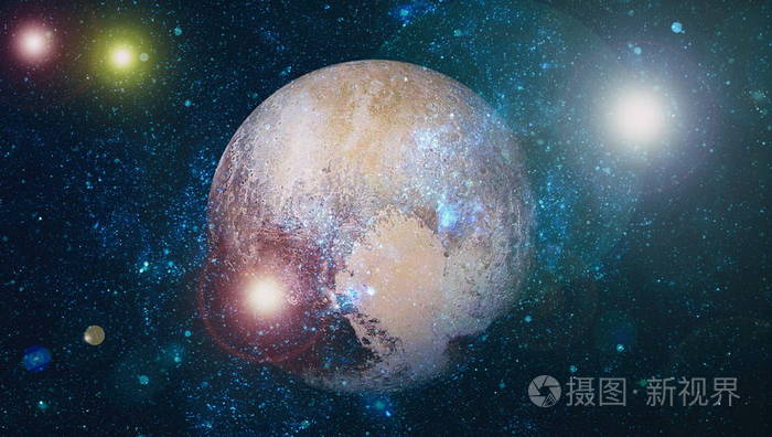 美丽的星云, 恒星和星系.这幅图像由美国国家航空航天
