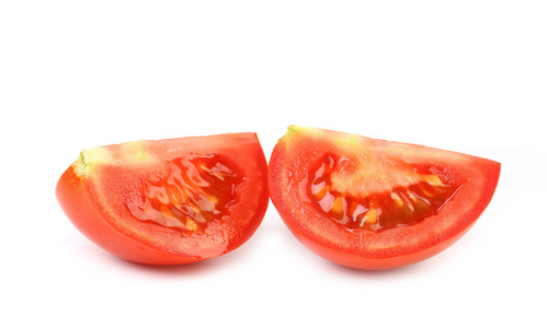 两个 sedments 的新鲜番茄