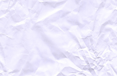 白色皱纸的背景。空白羊皮纸表