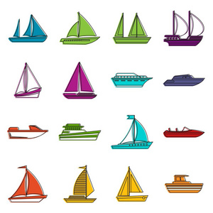 船和船图标涂鸦设置