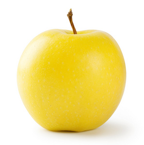 成熟明亮黄色苹果
