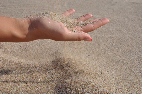 像沙子通过你的手指
