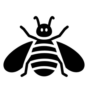 蜂蜜蜜蜂的可爱卡通人物