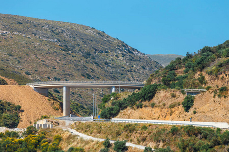 希腊克里特岛新的公路立交桥