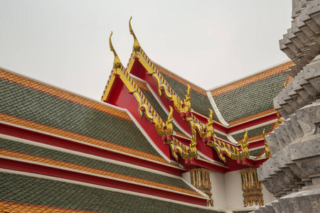 在曼谷佛寺