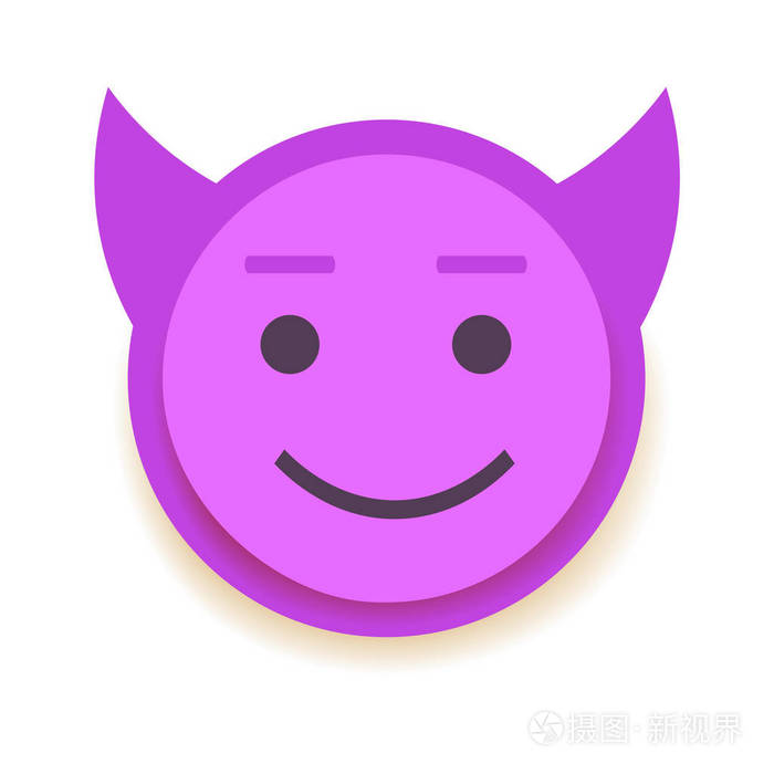 emodji图标用于聊天留言网站的图释孤立向量插图