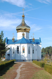 圣三位一体的教会在斯拉武塔, 赫梅利尼茨基地区的小镇。乌克兰