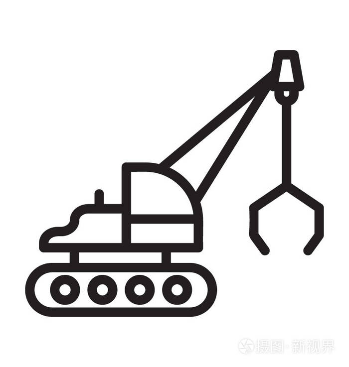 施工现场用升降式履带起重机