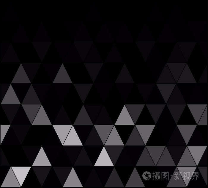 黑色方形网格马赛克背景 创意设计模板