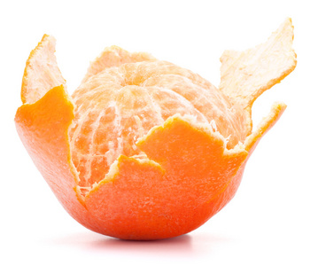 去皮的橘或普通话水果