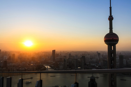 上海城市景观的