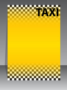 出租车公司宣传册设计图片