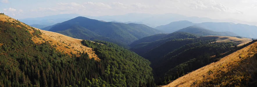 山 Karpaty, 黄山绿林