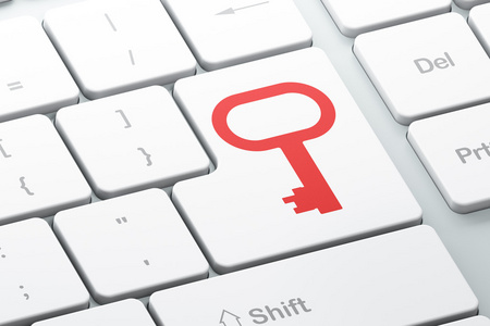 隐私权的概念 关键计算机键盘背景