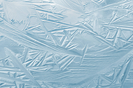 水面上第一个冰的抽象背景