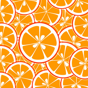 橙片背景