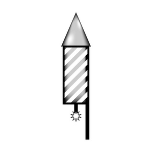 烟花爆竹火箭图标图片