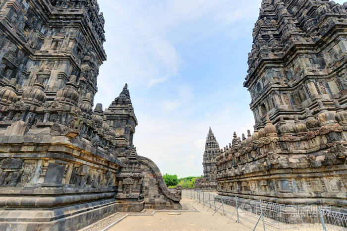 prambanan寺在印度尼西亚爪哇岛