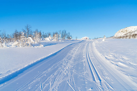 贝托斯托兰雪景与滑雪道观