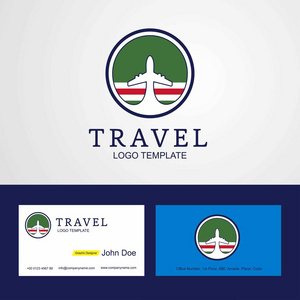 旅行车臣共和国 Lchkeria 创意圈标志和名片设计