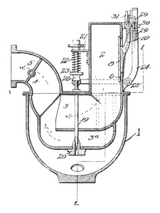 这个插图代表小使用化油器, 复古线条画或雕刻插图