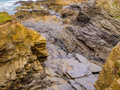 比德拉森斯特普斯台阶康沃尔精彩的岩石海岸线