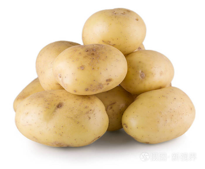 白色土豆白色