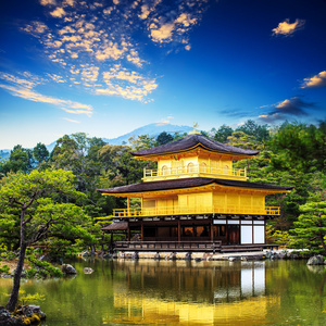 金阁 金阁寺 在京都，日本