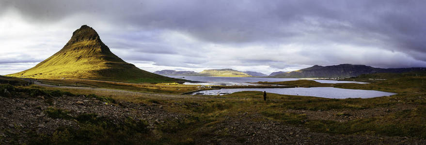 Kirkjufell 在冰岛北部