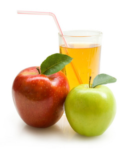 两个苹果苹果汁
