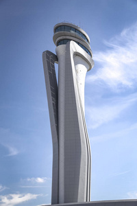土耳其伊斯坦布尔新机场空中交通管制塔