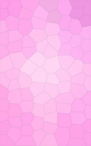 垂直粉红色大六边形背景的抽象插图, 数字生成