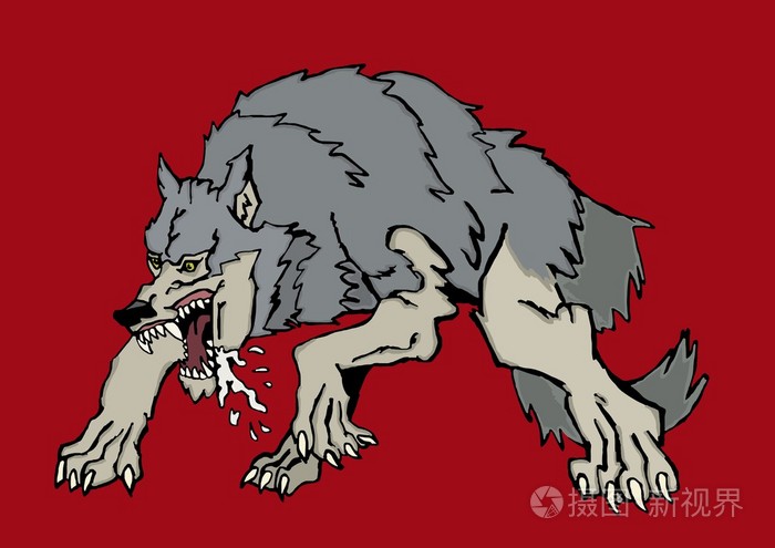 凶猛的大灰狼