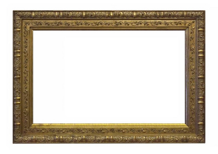 金框画 镜子或照片