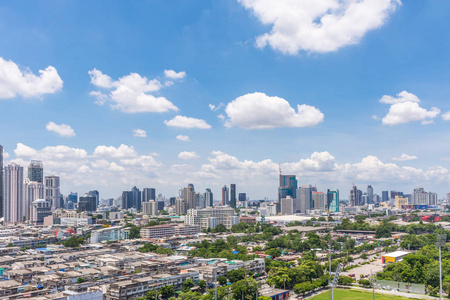 城市景观与建筑在曼谷市